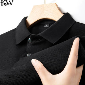 Camiseta Polo Nueva 2025 para Hombre, Verano, Estampada, Cuello a Rayas, Manga Corta, Cómoda, Transpirable, Informal, para Uso Diario - Product Image 2