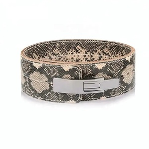 GAF เข็มขัดยกน้ำหนักแบบเย็บสองชั้นสีดำสวมใส่สบายสำหรับเล่นฟิตเนสยิมพร้อมคันโยก - Product Image 6