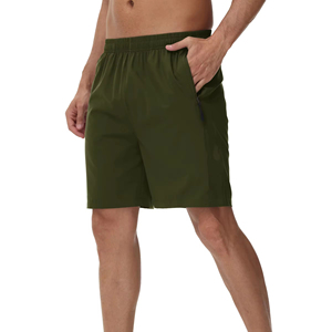 Pantalones cortos de punto de secado rápido informales con etiqueta privada personalizada para hombre, pantalones cortos de tenis de talla grande para hombre - Product Image 5