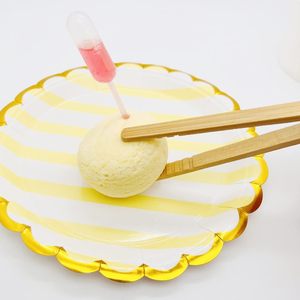 Pinces à pain en bambou réutilisables de 7 pouces, 12 pièces, pour pain grillé, cornichons, fruits et thé - Product Image 5