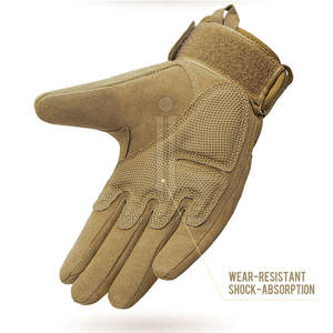 Gants en cuir grande taille de haute qualité avec logo personnalisé Gants de manutention tactiques robustes pour adultes - Product Image 4