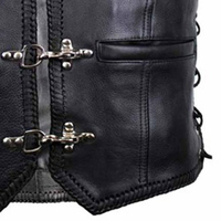 Chalecos de Cuero para Motocicleta de Invierno, Diseño Clásico, Transpirables, Resistentes al Viento, Alta Calidad, Precio al por Mayor, Personalizables