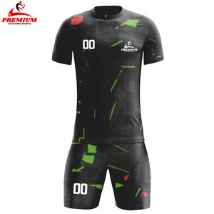 Uniforme de fútbol de diseño personalizado, novedad de 2025, Conjunto de camiseta de fútbol con estampado de poliéster transpirable para hombres, UNIFORMES DE EQUIPO personalizados - Product Image 5