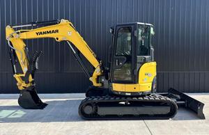 ENVÍO GRATUITO Miniexcavadora YANMAR ViO50-6A de 40 HP con Aire Acondicionado, Calefacción y Radio, Cucharón de 12, 24, 32 Pulgadas, Certificación EPA y CE, Pulgar Hidráulico, PLC - Product Image 2