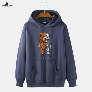 Sweat à capuche pour hommes et femmes 450gsm 100% coton grande taille pull surdimensionné grand et grand sweat à capuche imprimé broderie sweats à capuche personnalisés Logo - Product Image 1