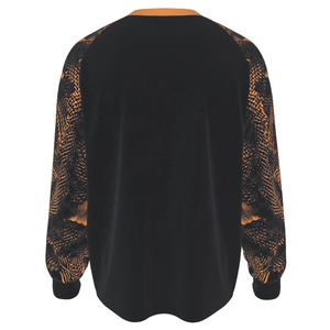 เสื้อสเวตเตอร์คอกลมใส่ได้ทั้งชายและหญิงเสื้อสเวตเชิ้ตผ้าขนแกะปักโลโก้แบบกำหนดเอง - Product Image 3