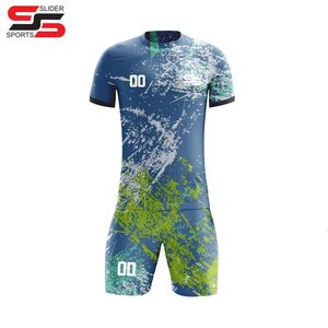 ชุดเสื้อฟุตบอลระบายอากาศชุดเสื้อเจอร์ซีย์ฟุตบอลเสื้อฟุตบอลแบบกำหนดเอง - Product Image 3