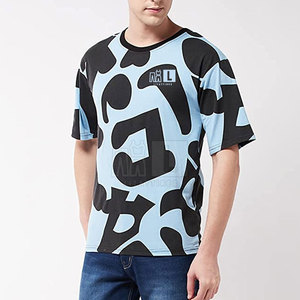 Casual Wear Customized Design Oversize T-Shirt 100% Cotton Loose Fit Printed Eco-Friendly Quick Dry Breathable for Men - Product Image 5