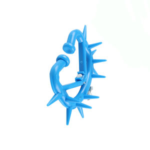 Ensemble d'instruments d'élevage vétérinaire essentiels en acier inoxydable réutilisable pour le sevrage manuel des veaux, des vaches et des moutons, empêche le succion du lait - Product Image 2