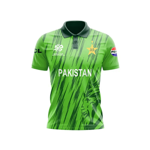 PAKISTAN T20 WC 26 Jersey Set Breathable Youth Soccer Sports Wear <b>Polyester</b> <b>Short</b> Shirts Tops Printed Sublimation Plain <b>Shorts</b> - Product Image 1
