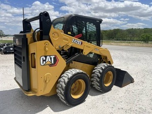 2021 para CAT 242D3 Minicargador usado en buenas condiciones con motor central para retroexcavadora delantera Mini Tractor de troncos - Product Image 3