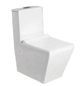 Juego de baño de inodoro de cerámica de una pieza de diseño moderno con doble descarga para proyectos gubernamentales fabricados en China - Product Image 3