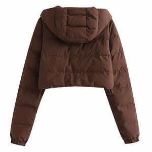 Chaqueta de Invierno Acolchada Personalizada para Mujer, Talla Grande, Cálida, Impermeable, Ecológica, de Poliéster, Bordada, Transpirable, Resistente al Viento, MOQ Bajo - Product Image 2