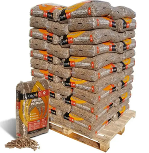 Enplus A1อัดเม็ดไม้ชีวมวลขนาด6มม. บรรจุในถุง15กก. รูปทรงก้อนสำหรับเผาไม้สระว่ายน้ำ - Product Image 5