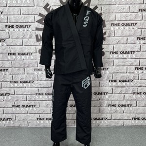 Couleur unie BJJ Kimono Vente en gros Personnalisé Hommes Karaté Arts Martiaux Porter Noir BJJ Costumes et Jiu Jitsu Uniformes - Product Image 2
