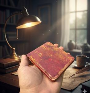 Anwar Enterprises Portefeuille pour hommes en cuir véritable Style vintage Motif de paysage Blocage RFID Taille personnalisable Fermeture à pli ouvert - Product Image 2