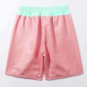 Hommes Colorblock Short De Bain Personnalisé Streetwear Maille D'été Respirant Polyester Shorts Mens Basket-Ball de Plage OEM - Product Image 6