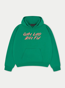 Conjunto de sudadera con capucha y Jogger con estampado verde para mujer, chándal de 2 piezas, ropa de calle informal, sudadera y pantalones de chándal - Product Image 3