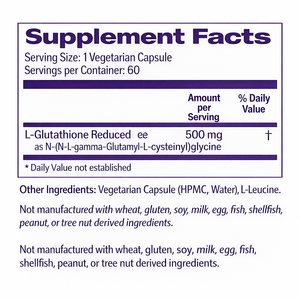 Meilleur prix Gummies de L-Glutathion Réduit 500mg Biologique Non-OGM Sans Gluten pour Adultes Complément Quotidien de Bien-être - Product Image 4