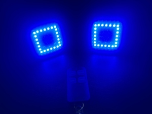 Greenshuo tùy chỉnh 3 inch RGB làm việc ánh sáng 4x4 <span class=keywords><strong>LED</strong></span> Pod xe tải 4WD offroad Spotlight Xe <span class=keywords><strong>LED</strong></span> làm việc ánh sáng <span class=keywords><strong>12V</strong></span> Strobe ánh sáng - Product Image 3