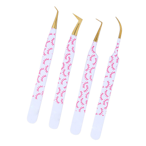 Pinzas de pestañas de diseño de pestañas de presión profesional multifunción duraderas y precisas para salón y uso doméstico - Product Image 5