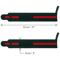 Bandes de poignet en néoprène professionnelles en gros, sangles de levage avec sac de transport, support de musculation personnalisé de qualité supérieure