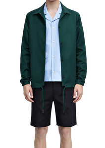 Vestes d'entraîneur en nylon/polyester design personnalisé Vestes coupe-vent d'entraîneur imperméables pour hommes unisexe - Product Image 6