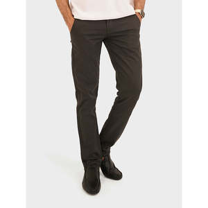 Pantalones Chinos AWAB 100% Algodón Twill, Corte Slim Fit, Estilo Casual y Formal para Hombre, Diseño Sólido con Cremalleras, Cintura Media, Talla XL, en Color - Product Image 6