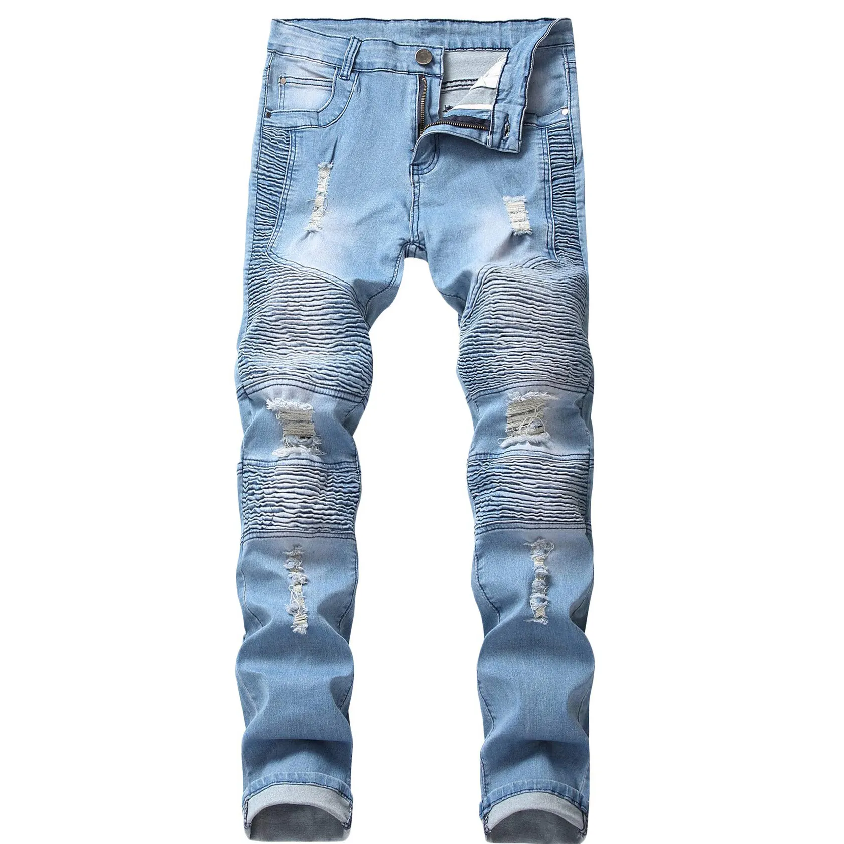 Custom Cargo Broek Hoge Taille Denim Overalls Casual Broek Vrouwen Baggy Streetwear Wijde Pijpen Broek Rechte Jeans