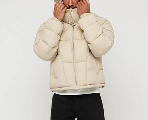 Chaquetas acolchadas sueltas personalizadas OEM, chaquetas de plumón para hombre, Abrigo acolchado grueso de invierno de alta calidad para mujer, ropa de abrigo cálida - Product Image 1