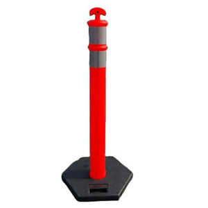 Bolardos T-Top de alta calidad, caucho, plástico, PVC, grado de Ingeniero, Visible, rojo, Color personalizado, seguridad vial, cono de tráfico - Product Image 4