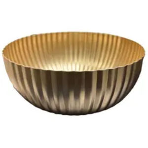 Modern Design Table Decoration Serving <b>Bowl</b> Deluxe Quality Gold Metal Serving <b>Bowl</b> For Kitchen Accessories In Lowest Price - Product Image 3