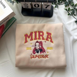 Personnage brodé personnalisé T-Shirt coton lourd Tee pour hommes femmes Design mignon décontracté mode idée cadeau en gros - Product Image 5