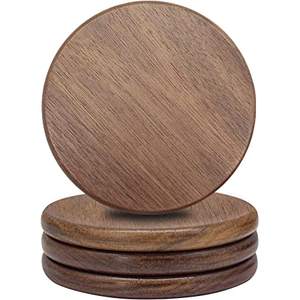 Posavasos de corcho de madera cuadrados ecológicos duraderos de gran oferta, accesorios de bebidas impresos personalizados pulidos para bebidas directas - Product Image 3