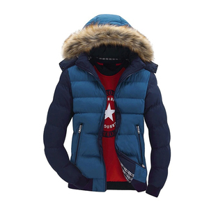 Nouvelle veste Parka d'hiver chaude pour hommes solide col montant coton rembourré vers le bas vêtements d'extérieur décontractés avec une excellente respirabilité OEM - Product Image 3
