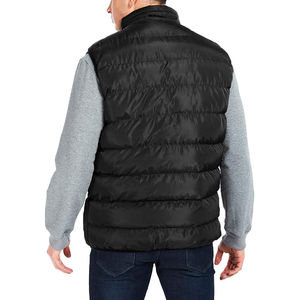 Gilet d'hiver pour homme de couleur personnalisée, anti-rides, rembourrage 100% polyester, streetwear décontracté, coupe-vent, service OEM - Product Image 3