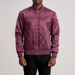Wholesale Custom Satin Bomber <b>Men's</b> <b>Jackets</b> Lightweight Streetwear Fashion Casual Baseball Style <b>Jacket</b> for <b>Men</b> OEM ODM Supply - Product Image 3