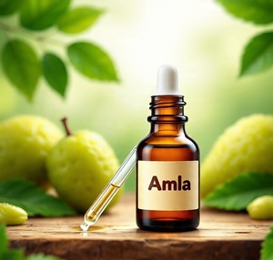 Huile naturelle d'extrait d'Amla pour le contrôle des chutes et la repousse des cheveux Huile capillaire pressée à froid pour la santé du cuir chevelu et le renforcement des cheveux - Product Image 5