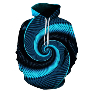 Premium New Colorful Flame Hoodie 3D Fluorescence oversized New Wholesale Pullover Hoodies con diseño personalizado 100% Poliéster - Product Image 3
