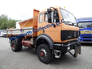 Camion à benne basculante léger Mercedes Ben z 4x4 d'occasion de 1993 avec direction à gauche, caméra arrière, moteur diesel - Product Image 2