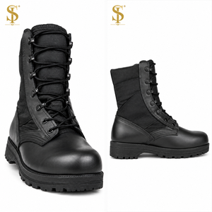 SUPER FORCE <span class=keywords><strong>Bottes</strong></span> Tactiques de Défense avec Fermeture Latérale en Cuir Chaussures d'Entraînement <span class=keywords><strong>Kaki</strong></span> <span class=keywords><strong>Vert</strong></span> Coyote <span class=keywords><strong>Bottes</strong></span> d'Opérateur Toutes Saisons - Product Image 6