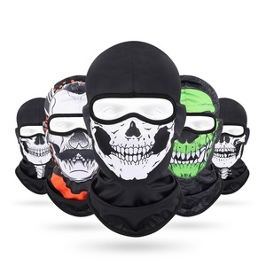 Pasamontañas de Invierno con Camuflaje Personalizado al por Mayor, Máscara Facial Completa con Logotipo por Transferencia Térmica, para Esquí y Motociclismo, Elástica, Transpirable e Impermeable - Product Image 1