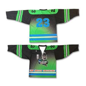 OEM sublimado camisetas de hockey sobre hielo logotipo personalizado uniformes de hockey sobre hielo estilo de hockey sobre hielo Jersey fútbol Jersey Panel Color uniforme - Product Image 2