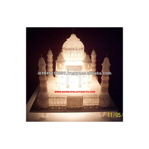 Magnifique éclairage Taj Mahal en marbre blanc de haute qualité fait à la main pour la décoration de la maison et le fabricant de cadeaux d'entreprise - Product Image 1