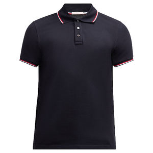 Polo de Algodón Piqué para Hombre, Suéter de Punto, Antibolitas, Corte Ajustado, Alta Calidad, Camiseta Lisa de Verano, Estilo Moderno e Informal - Product Image 1