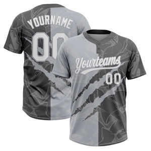 Maillots de softball unisexe pour entraînement, fitness, chemises à deux boutons, meilleure qualité en différentes couleurs de contraste, uniforme de sport d'équipe - Product Image 5