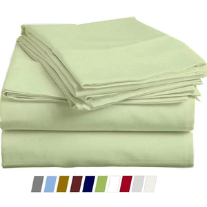 Ensemble housse de couette King Size de luxe Simple couette couette motif imprimé fil naturel lavé coton draps taies d'oreiller maison hôtel - Product Image 2
