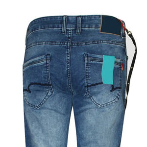 กางเกงยีนส์ผู้ชายแบบสั่งทำพิเศษสำหรับฤดูร้อน คุณภาพพรีเมียม ผ้าแคนวาส สไตล์ลำลอง สตรีทแวร์ พร้อมลายปักแบบสั่งทำ โรงงานขายส่ง - Product Image 6