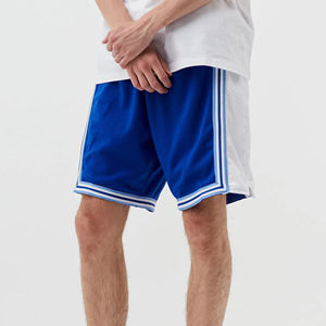 Sesión de verano 100% algodón Casual Fitness secado rápido transpirable cintura elástica entrenamiento de talla grande pantalones cortos de playa para hombres - Product Image 3