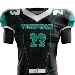 Uniforme de equipo profesional de fútbol americano, uniforme de camiseta de fútbol americano de dos tonos hecho a medida 2024 - Product Image 3